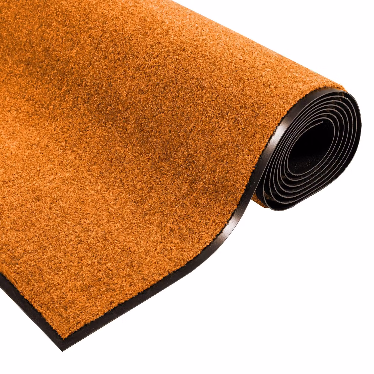 Berkfield Home Washable Non-Slip Doormat in Orange, W: 120 cm, L: 250 cm – 4