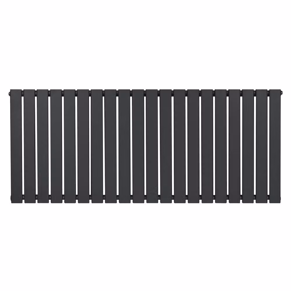 Monstershop Flat Single Column Radiator in Anthracite Grey, H: 140 cm, W: 60 cm – 2