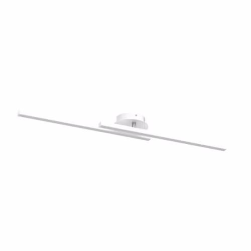 B.K.Licht 12W LED Ceiling Light in White with Adjustable Bar and Warm White 3000K Light – 3
