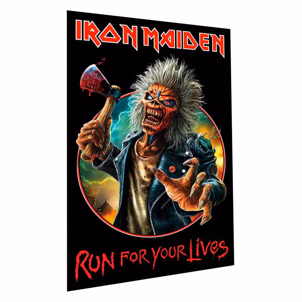 Iron Maiden Run For Your Lives Multicolour Paper Poster – 2