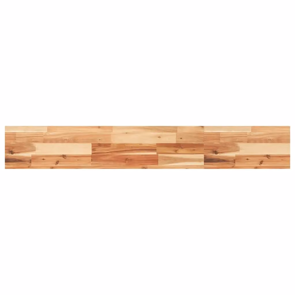 Berkfield Home Floating Acacia Wood Shelf, Brown, W/D/H: 120 x 20 x 4 cm – 1