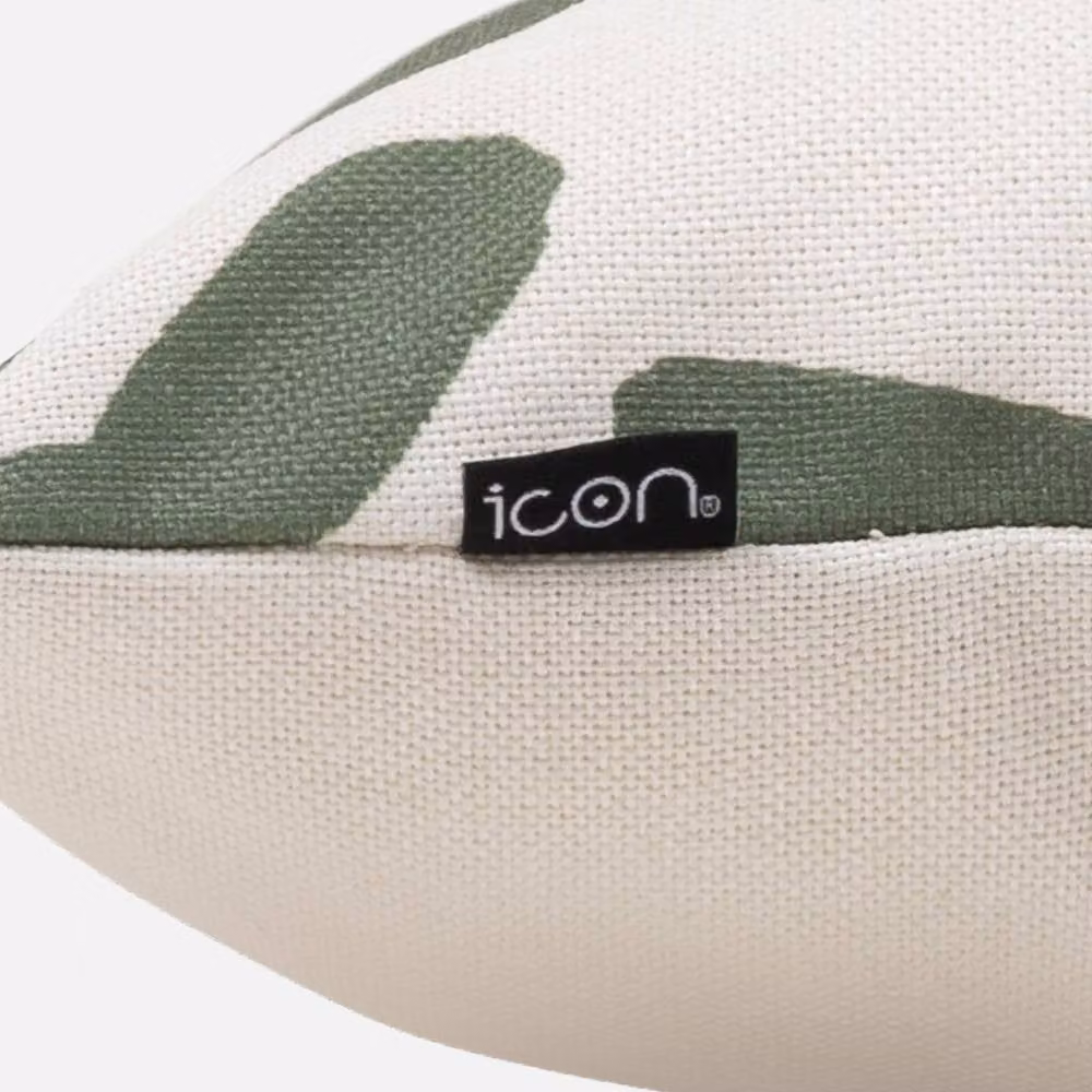 ICON Set of 4 Waterproof Indoor and Outdoor Geometric Cushion in Petrol Grey, W/D/H: 43 x 43 x 43 cm – 3