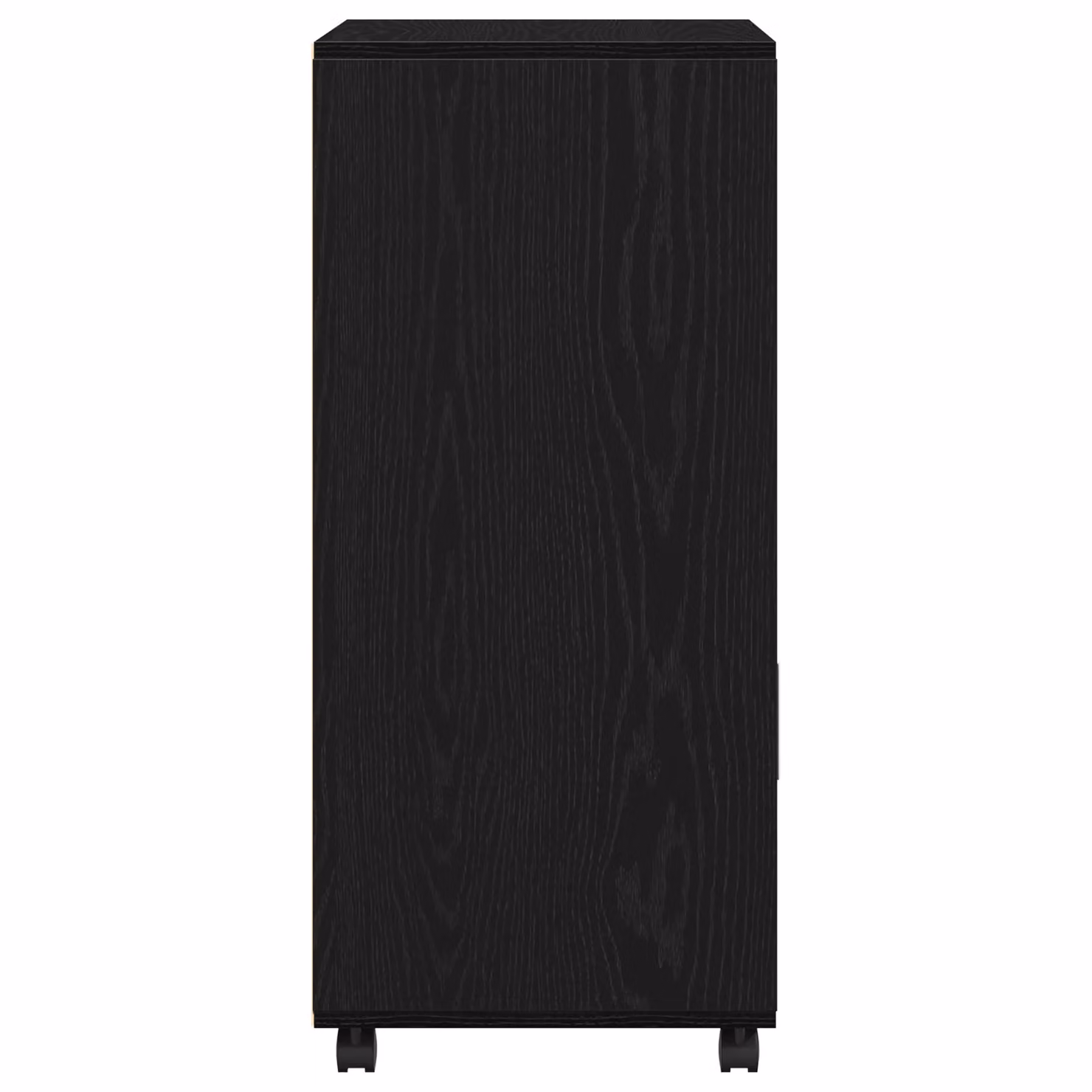Berkfield Home Modern Rolling Cabinet in Black Oak, W/D/H: 55 x 40 x 91 cm – 4