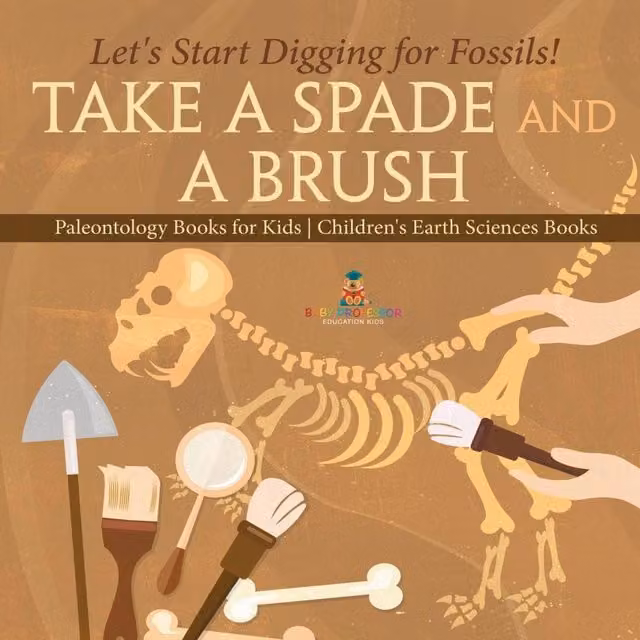 Baby Professor Let's Start Digging for Fossils Take A Spade & A Brush Multicolour