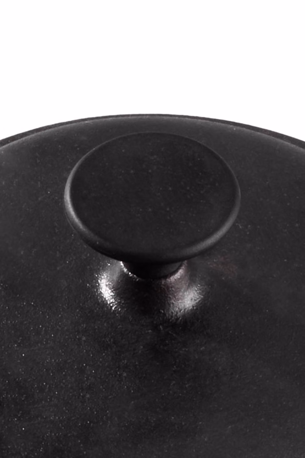 Garden Sanctuary Uncoated Cast Iron Milk Pot with Glass Lid and Handle in Black – 5