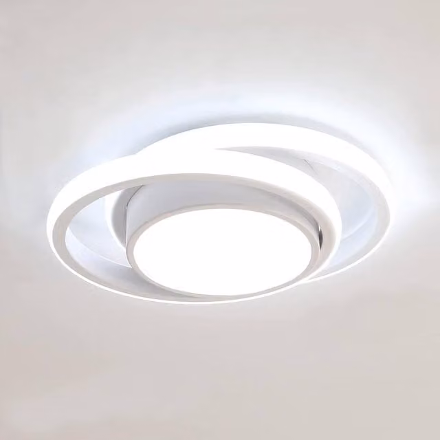 COMELY Modern Round LED Ceiling Light, 36W, Cool White 6500K, White – 1