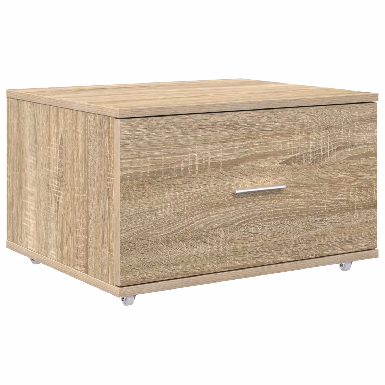 Berkfield Home Medium Drawer Cabinet in Sonoma Oak and Brown – 2