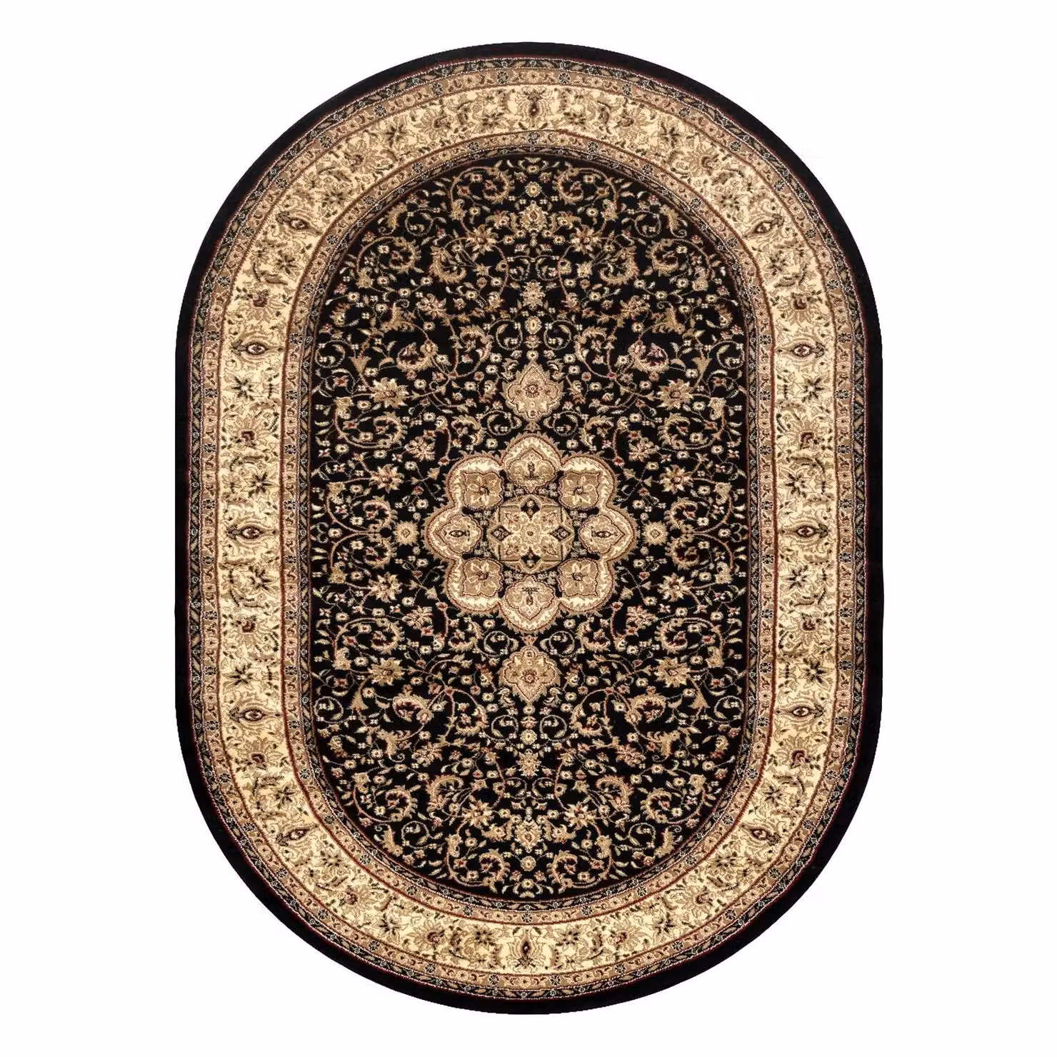 RugsX Royal Oriental Rug in Black, W: 150 cm, L: 250 cm – 2