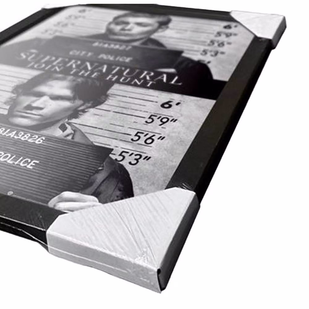 Supernatural City Police Framed Paper Poster in Black – 3