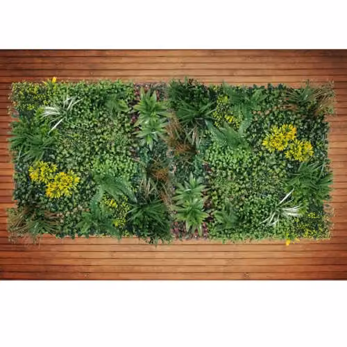 Ark Mat Green Artificial Plant Wall Panel, W: 100 cm, H: 100 cm – 3