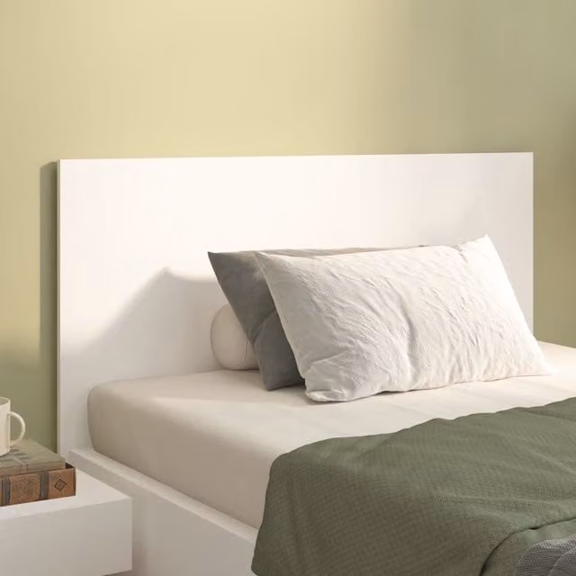 Berkfield Home White Classic Bed Headboard, W/D/H: 120 x 1.5 x 80 cm – 1