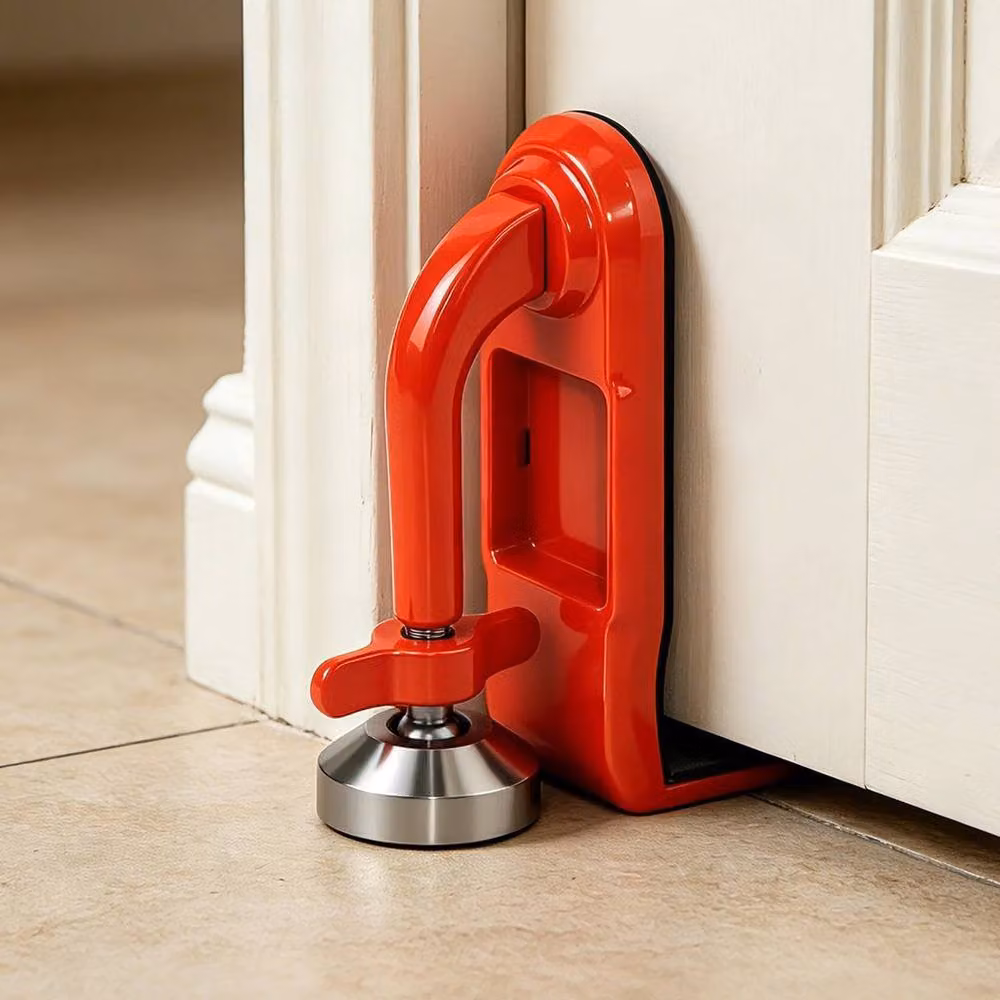 PAWNORA Portable Door Stopper Jammer Security Device, Red – 5