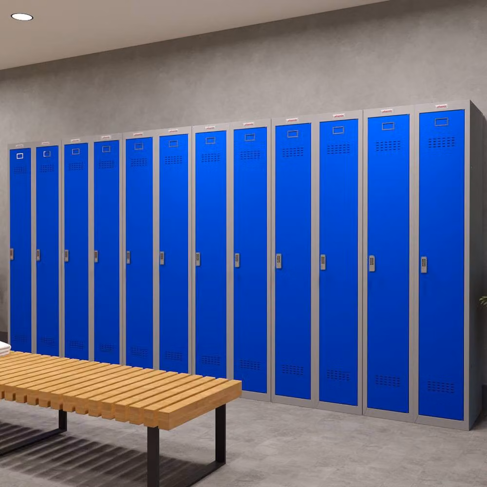 Phoenix Safe Company PL1133GBE Personal Locker in Blue with Electronic Lock and 137L Capacity – 3