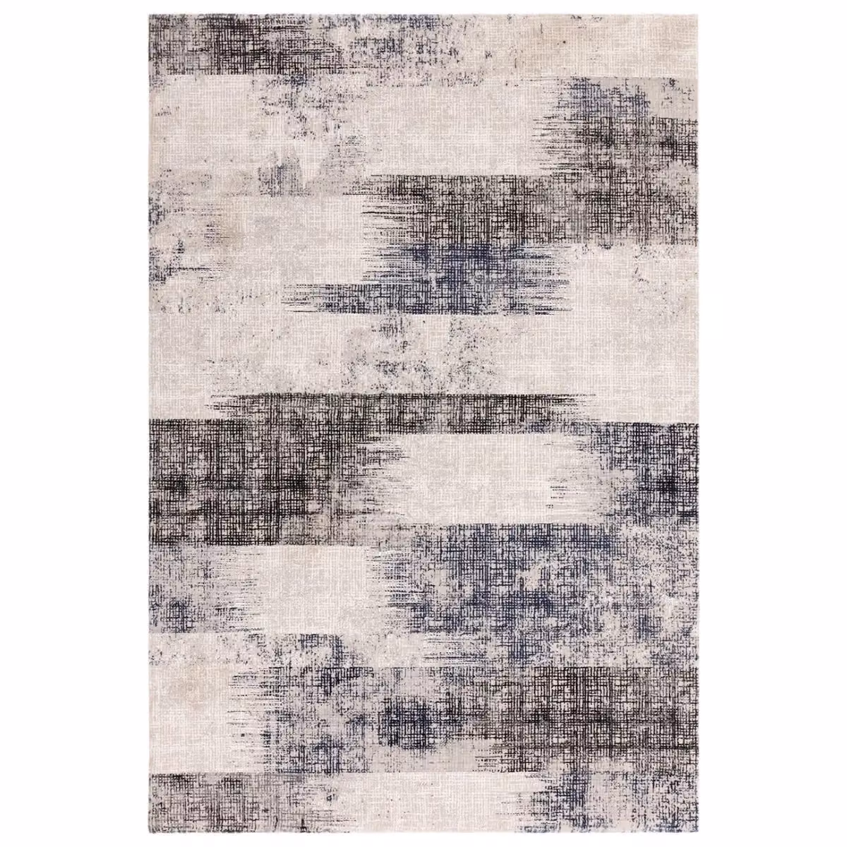 The Rug Shop UK Blue Modern Abstract Easy to Clean Area Rug W: 200 cm, D: 290 cm – 3
