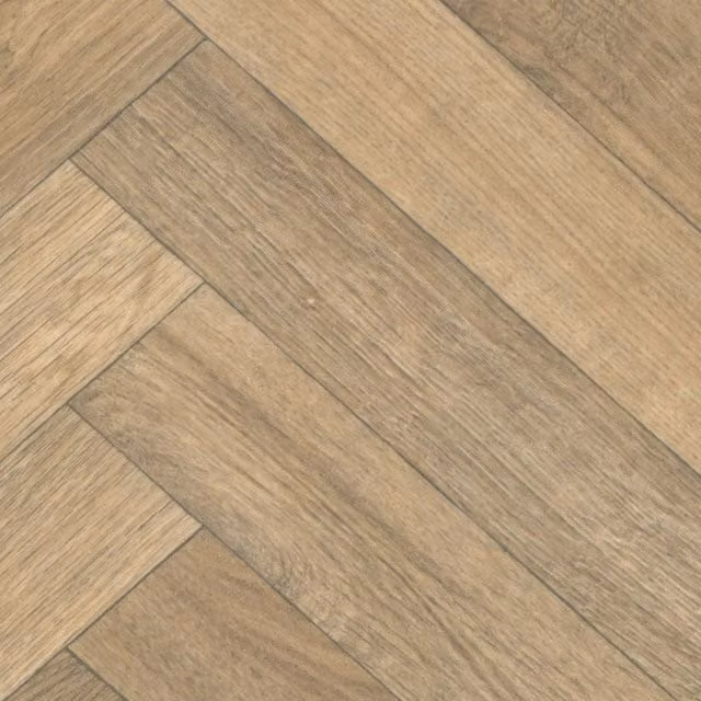 IVC Wood Look Anti Slip Vinyl Flooring Sheet in Brown and Beige, Thickness: 2.0 mm, W/D/H: 200 x 300 cm