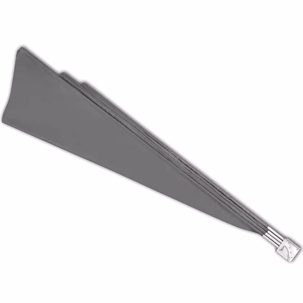 Berkfield Home Collapsible Balcony Side Awning in Grey, W/H: 160 x 240 cm – 4