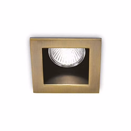 Netlighting Funky 1 Light Recessed Spotlight in Bronze with GU10 Base