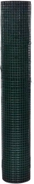 Berkfield Home Green Galvanised Steel Chicken Wire Fence Mesh, 1 x 25 m