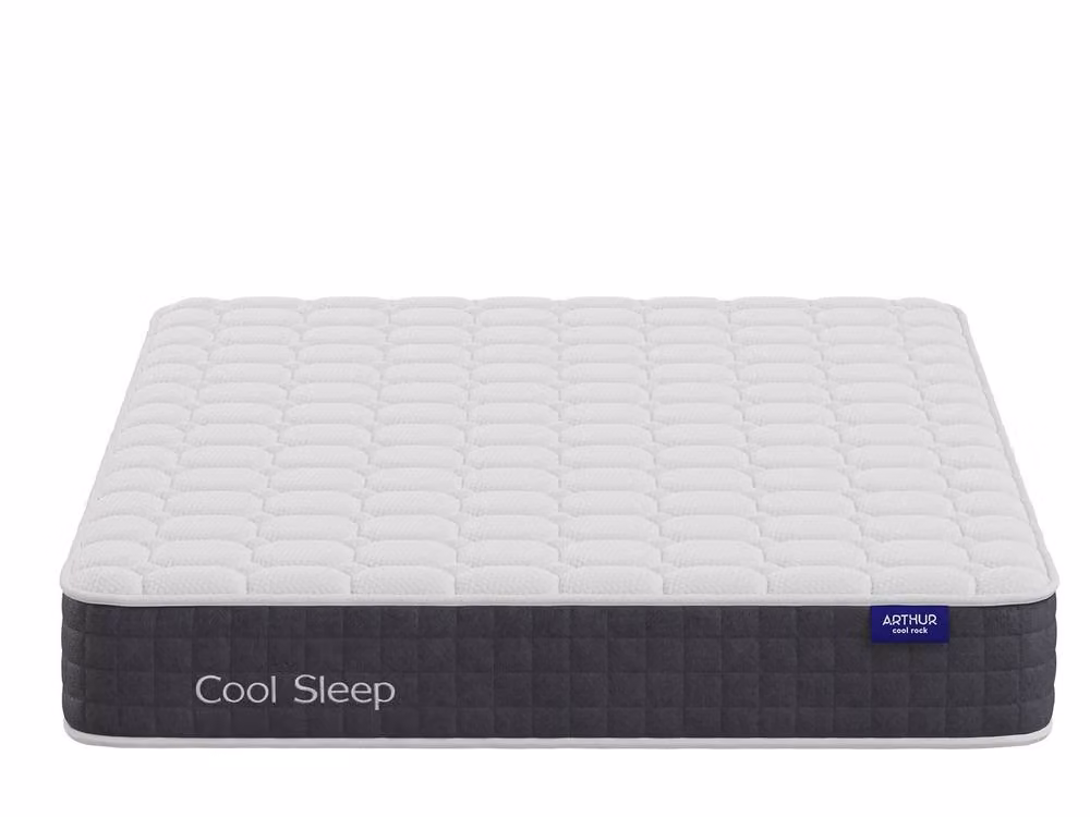 Arthur Sleep Cool Rock Extra Firm Hybrid Mattress in White, W/D/H: 200 x 140 cm – 4