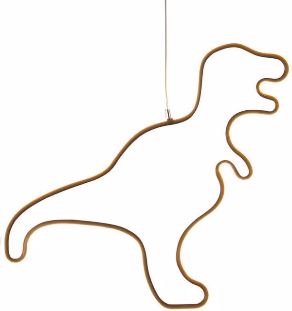 LED T-rex Suspended Pendant Light in Grey