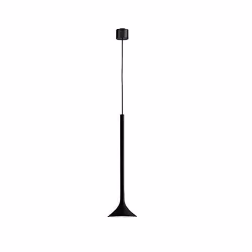 LEDS C4 Grok Alive LED Dome Ceiling Pendant Light in Black, 575lm, 2700K Warm White
