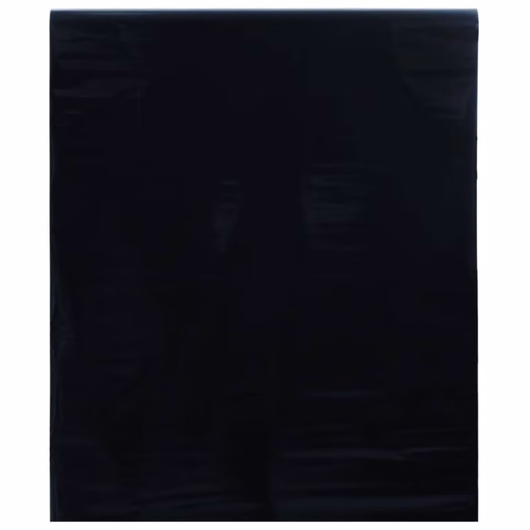 Berkfield Home Static Frosted Black Window Film, PVC, W: 90 cm, L: 500 cm