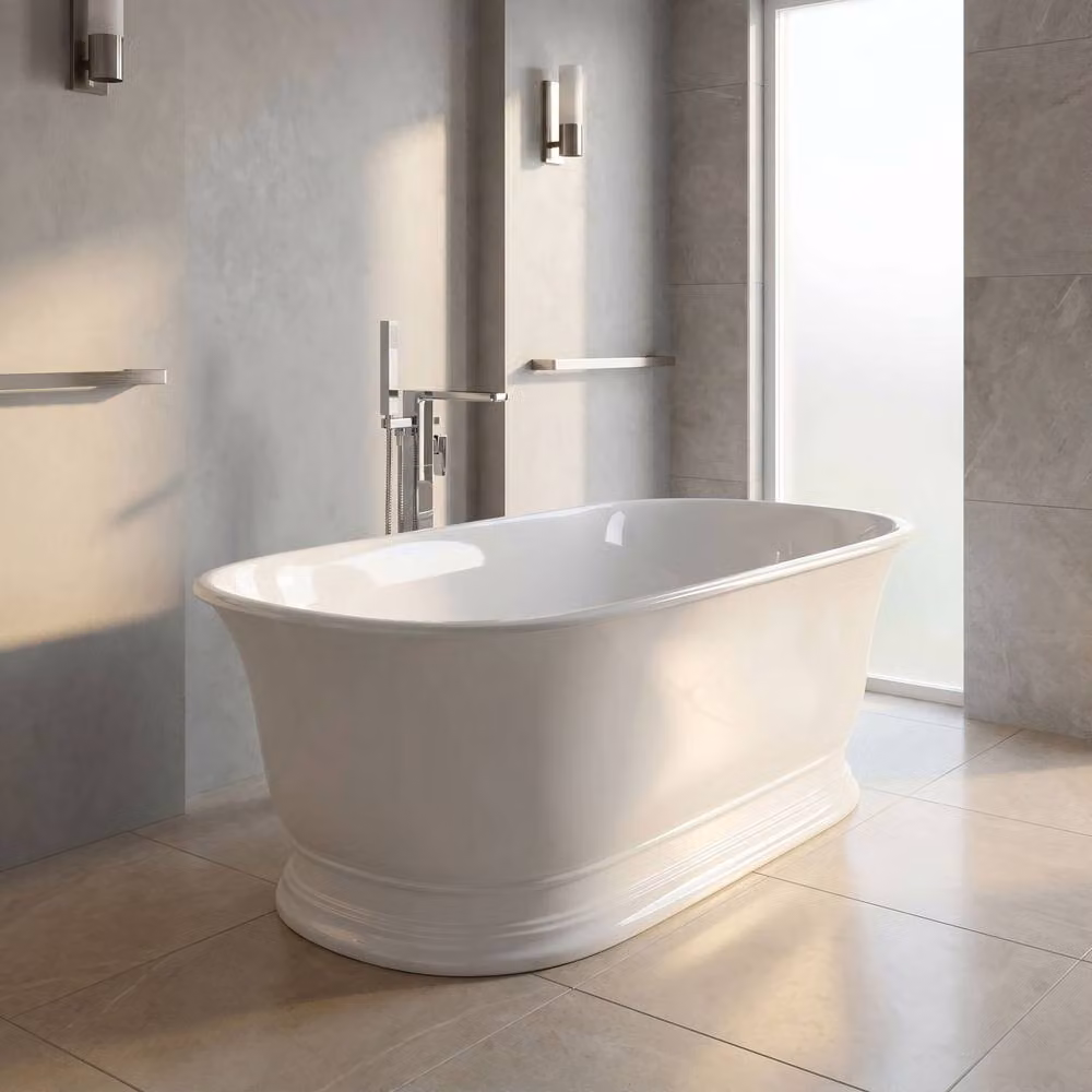 Balterley Bampton Oval Free Standing Bath in White – 2