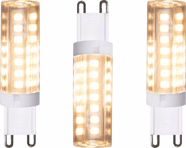 Litecraft 3 Pack of 5W G9 Cool White LED Capsule Bulbs