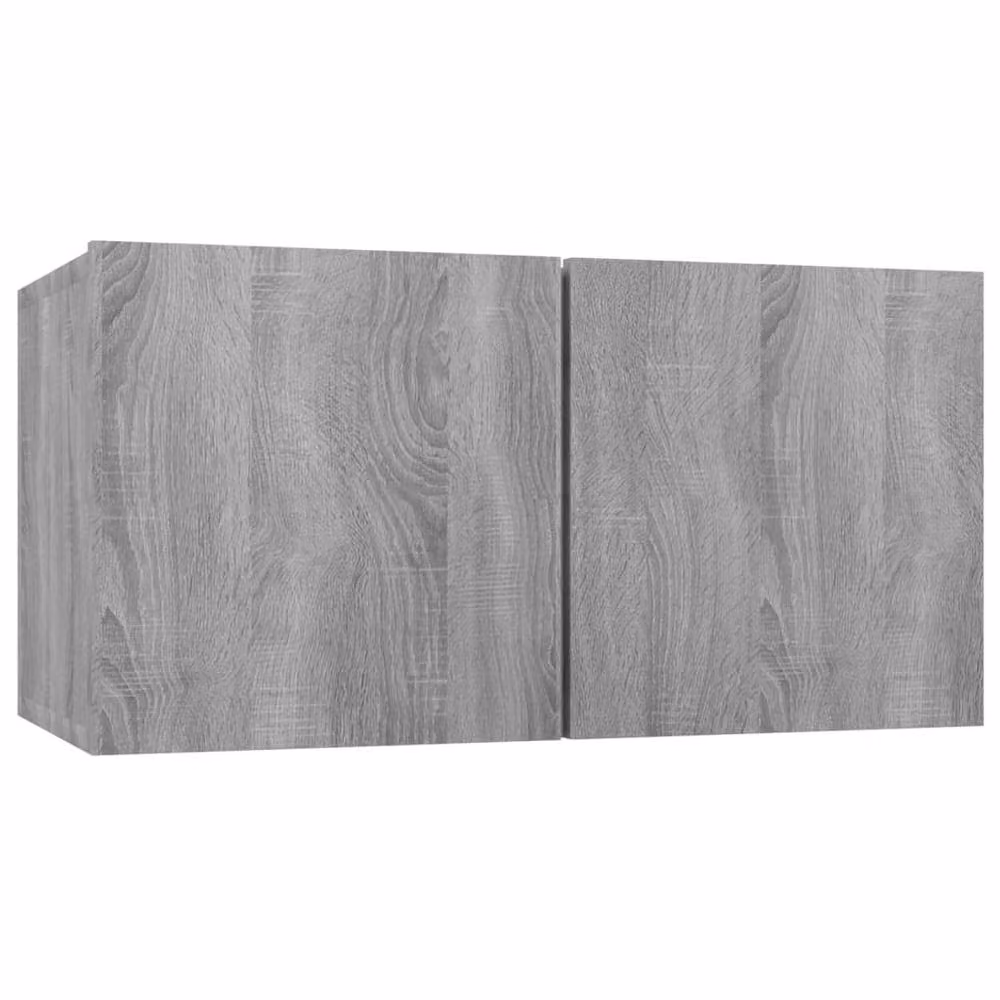 Berkfield Home 8 Piece TV Cabinet Set in Grey Sonoma, W/D/H: 60 x 30 x 30 cm – 3