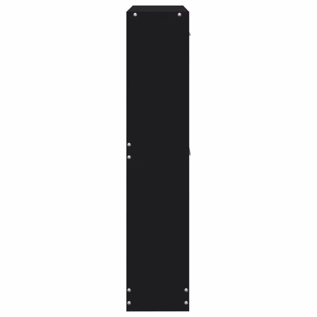 Berkfield Home Black Modern Wall Mounted Shoe Cabinet with Tilting Compartments W/D/H: 59 x 17 x 81 cm – 3