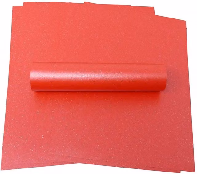Syntego 10 Sheets of Red Sparkle A4 Construction Paper