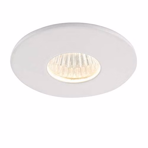 Netlighting Lalo Dimmable Recessed LED Downlight, IP44, 4W, 3000K Warm White, White