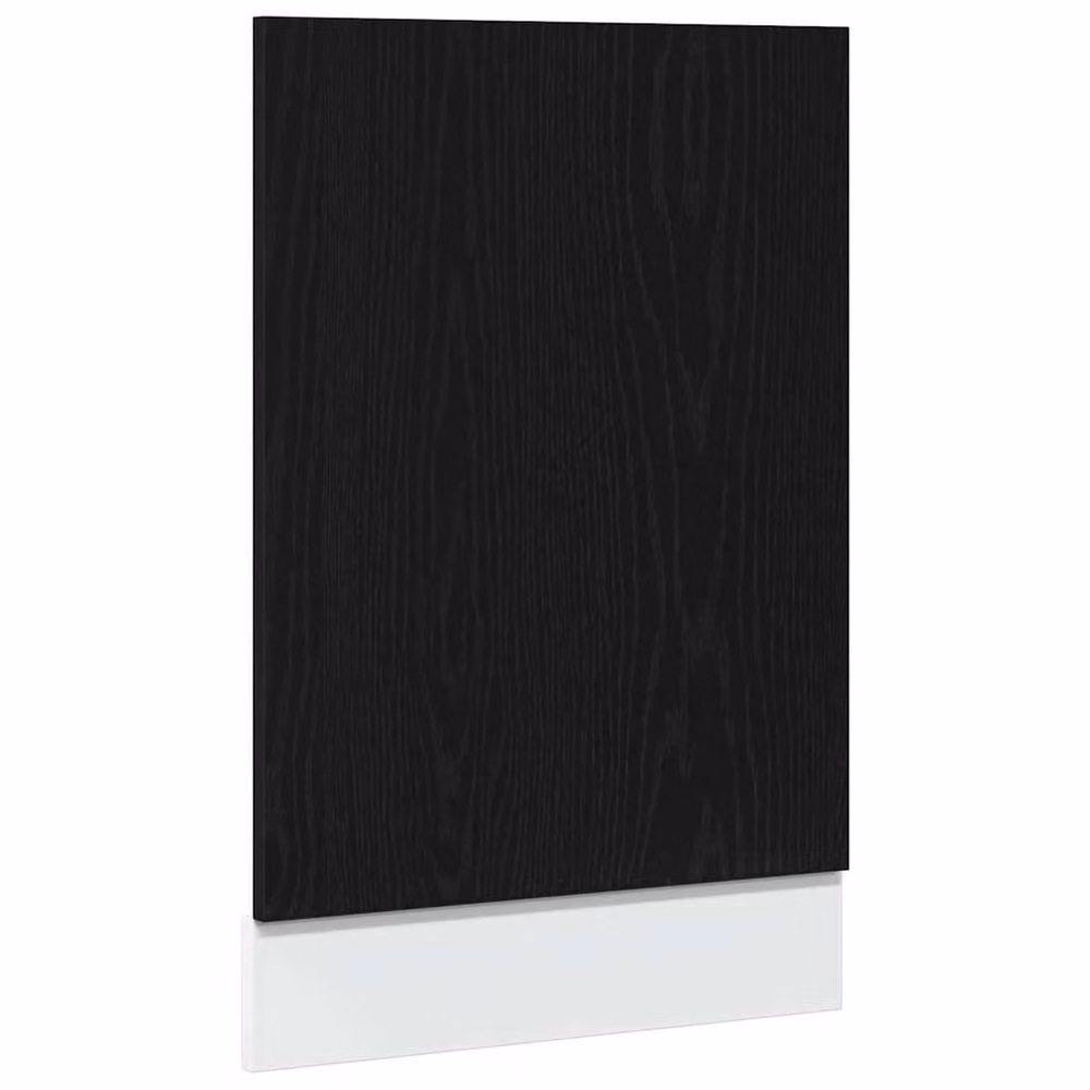 Berkfield Home Modern Dishwasher Panel Lyon Black Oak, W: 45 cm, D: 1.5 cm, H: 67 cm, Engineered Wood – 2