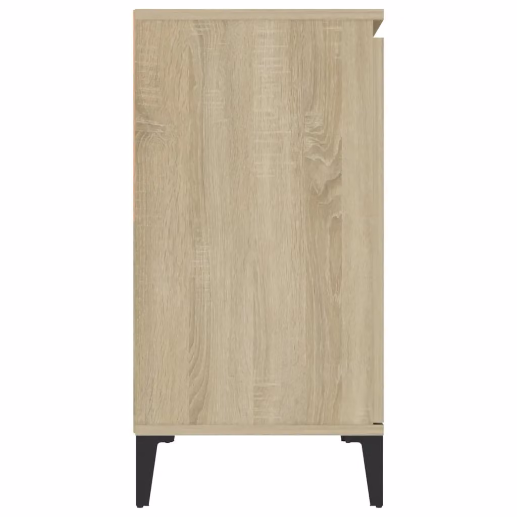 Berkfield Home Industrial Sideboard in Sonoma Oak and Brown, W/D/H: 104 x 35 x 70 cm – 3