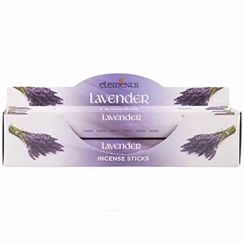 Something Different Elements Lavender Incense Stick 6 Pack Display Set in Purple