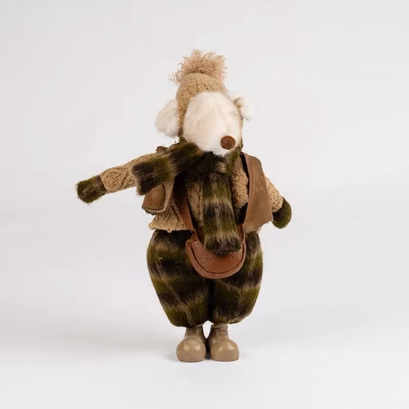 Scottish Everlastings Ltd Brown Plush Mouse, Height: 42 cm – 2