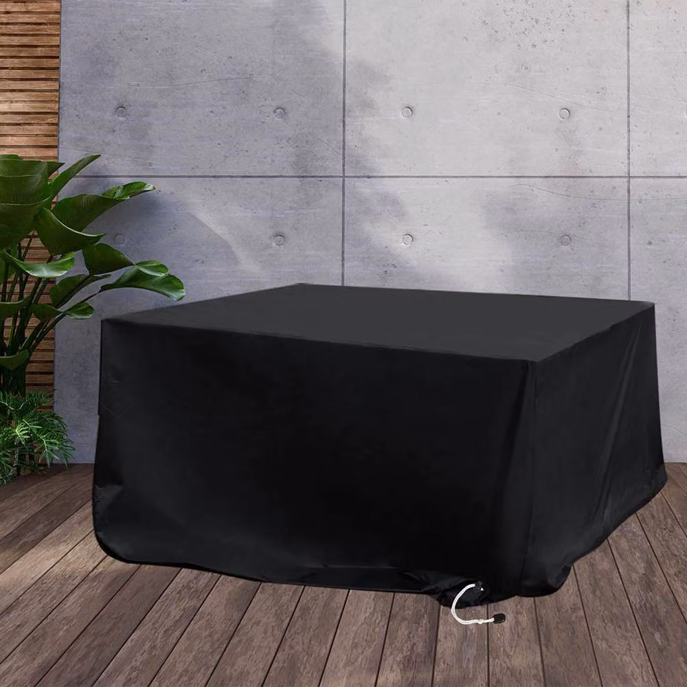 Marlow Waterproof Outdoor Furniture Cover with UV Protection in Black and Silver, 242 cm – 3
