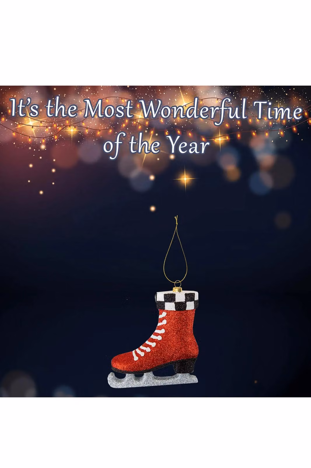 VFM e-Store Red Christmas Skate Hanging Ornament, W/D/H: 12.5 x 11 x 3.5 cm – 2