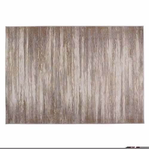 Phoenox Textiles Limited Origins Bevel Rectangular Rug in Cream and Grey, W: 160 cm, D: 230 cm