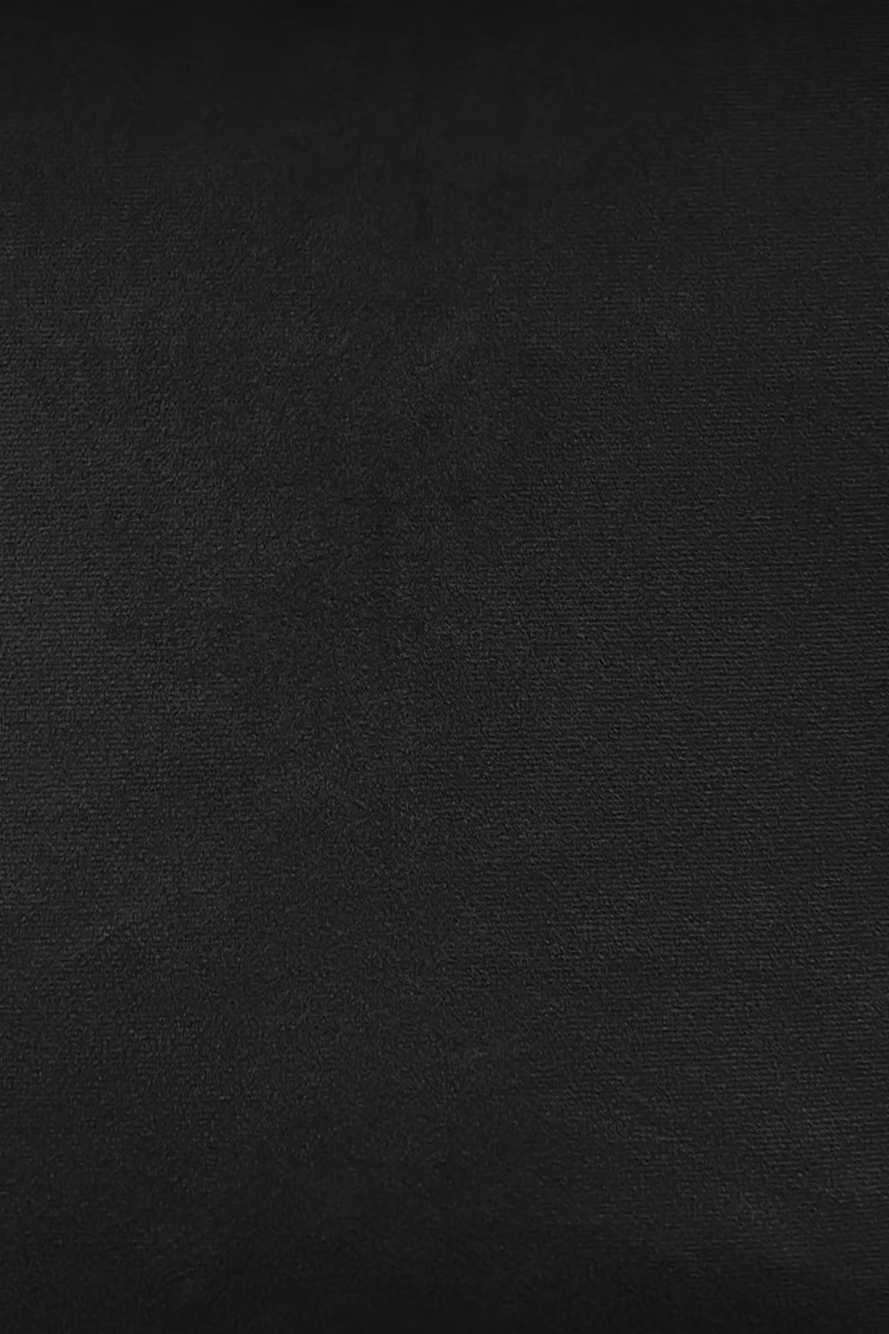 Enhanced Living Pair of Black Plain Velvet Square Cushion Covers, W/D/H: 55 x 55 x 55 cm – 2