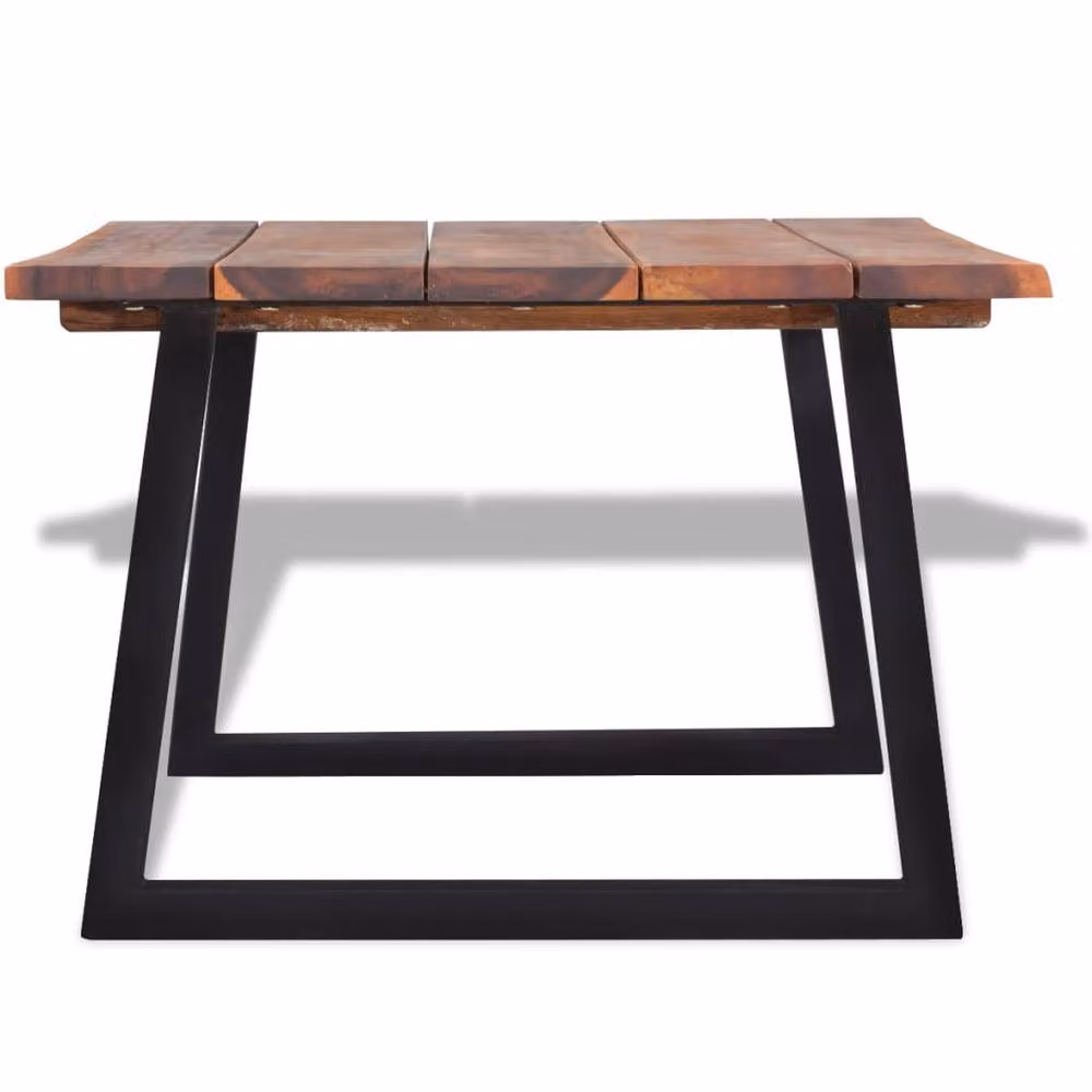 Berkfield Home Solid Acacia Wood Live Edge Coffee Table, Brown, W: 110 cm, D: 60 cm, H: 40 cm – 2