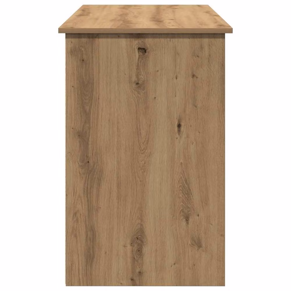 Berkfield Home Artisan Oak Decorative Writing Desk in Brown, W/D/H: 102 x 50 x 75 cm – 4