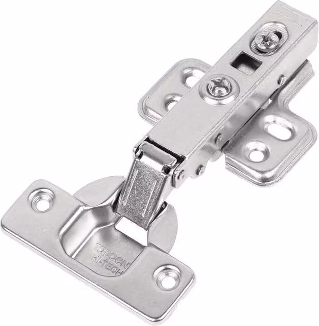 PAWNORA 40-Piece 35mm Soft Close Full Overlay Concealed Cup Kitchen Cabinet Hinges in Silver
