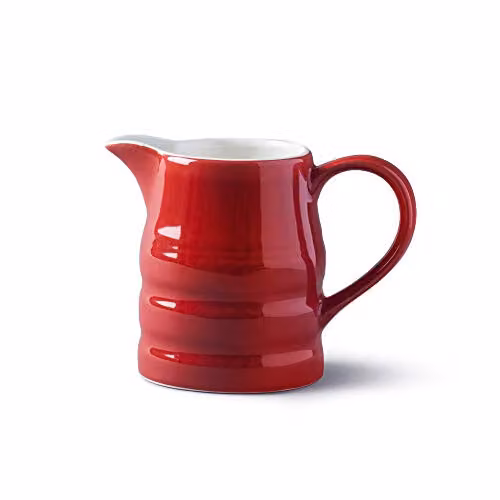 WM Bartleet & Sons Traditional Ceramic Churn Jug, 284ml, Red – 6