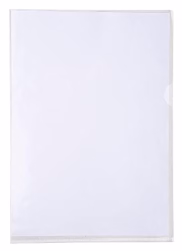 Exacompta 100 Pack A4 Plastic Cut Flush Folders in Transparent Crystal, 120 micron – 2