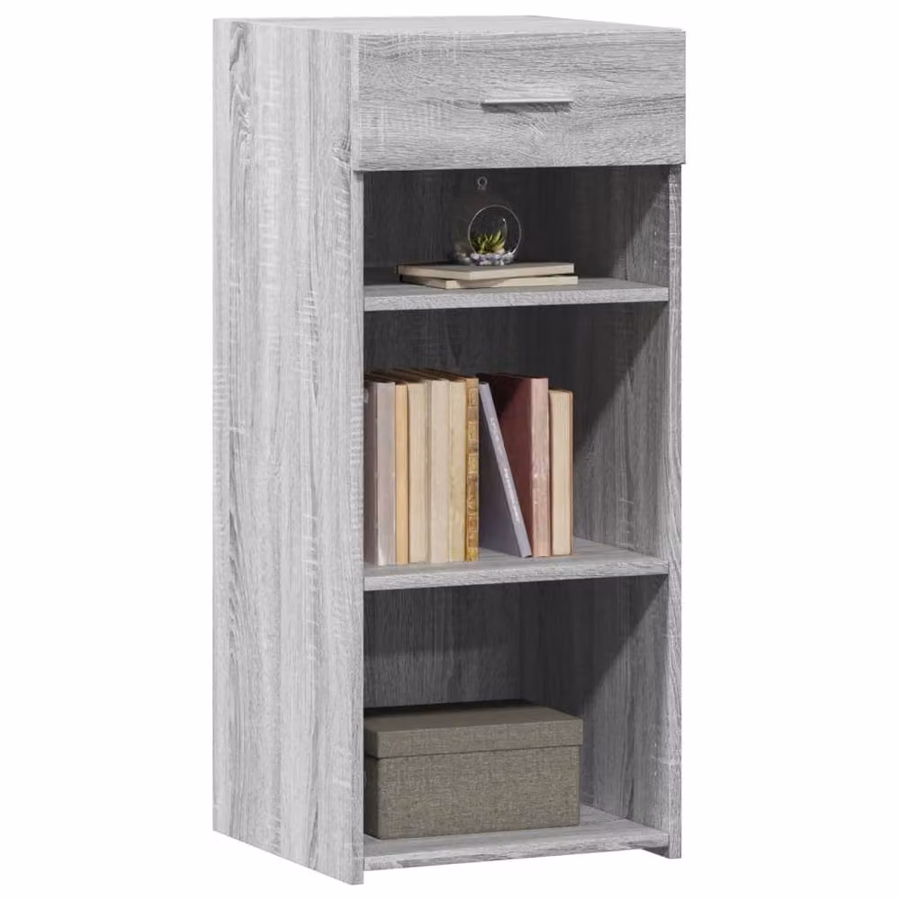 Berkfield Home Grey Sonoma Sideboard in Engineered Wood W/D/H: 40 x 42.5 x 93 cm – 2