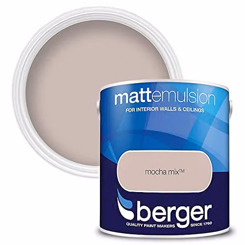 Berger Matt Emulsion Mocha Mix Brown 2.5 l – 2