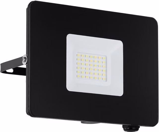 Loops 30W Adjustable LED Outdoor Wall Floodlight in Black, IP65 Waterproof Aluminium Construction – 1