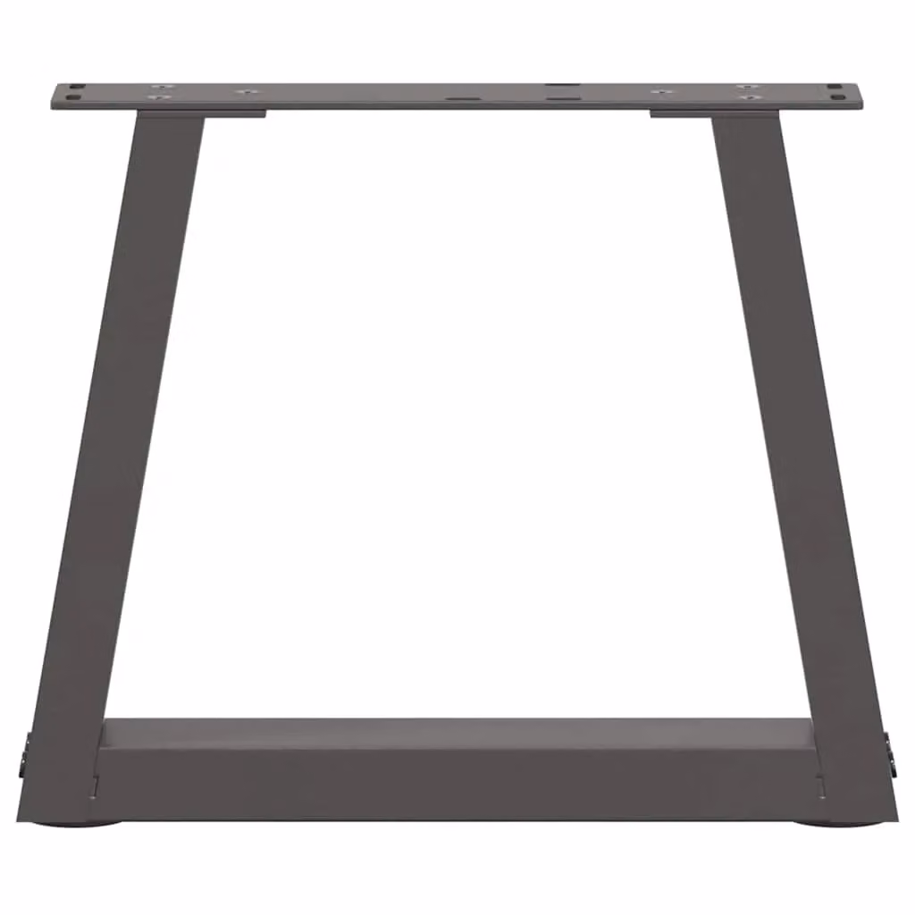 Berkfield Home V-Shape Dining Table Legs, 2 Piece Steel Set in Anthracite Black, W: 40 cm, H: 30-31.3 cm – 4