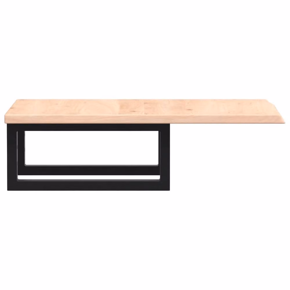 Berkfield Home Wall Mounted Basin Shelf in Brown Oak and Steel – 2